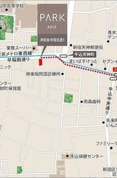 パークアクシス神楽坂・早稲田通り 