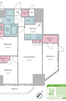 レジディア中目黒Ⅲ 