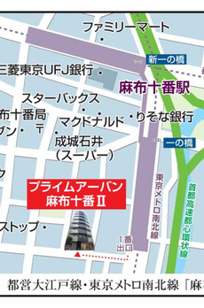 プライムアーバン麻布十番Ⅱ 