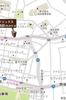 パークリュクス新宿御苑前ｍｏｎｏ 