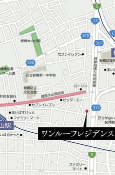 ワンルーフレジデンス板橋大山 