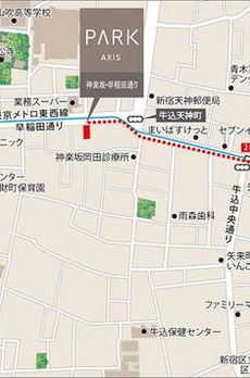 パークアクシス神楽坂・早稲田通り 