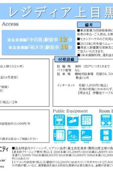 レジディア上目黒 