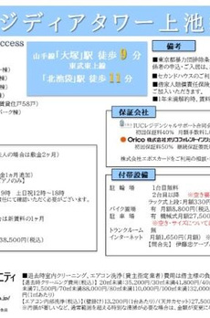 レジディアタワー上池袋（タワー棟） 