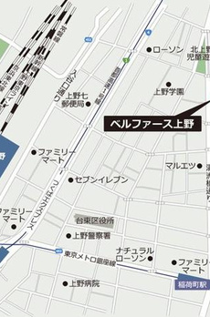 ムニレジデンス上野（旧名称：ベルファース上野） 