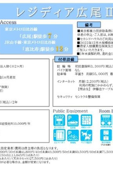 レジディア広尾Ⅱ 