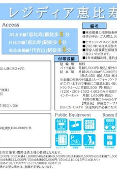 レジディア恵比寿Ⅱ 