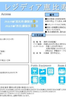 レジディア恵比寿Ⅲ 