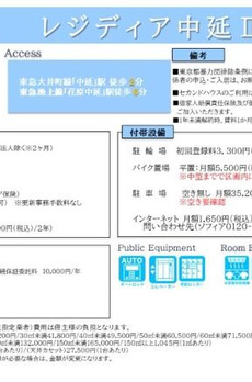 レジディア中延Ⅱ 