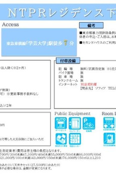 ＮＴＰＲレジデンス下馬 