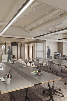 X-BASE SHIBUYA 【ハーフセットアップオフィス】ワークスペース