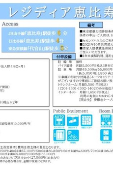 レジディア恵比寿Ⅱ 