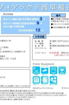 ヴォアラクテ西早稲田 