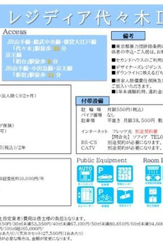 レジディア代々木Ⅱ 