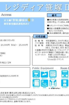 レジディア笹塚Ⅱ 