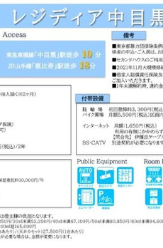 レジディア中目黒Ⅱ 