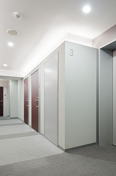 コンフォリア日本橋人形町イースト ホテルライクな共用廊下