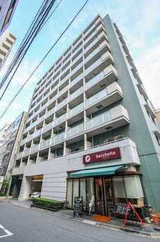 コンフォリア日本橋人形町イースト 緑に包まれた柔らかな印象の外観