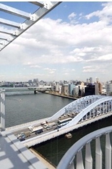 プラウドフラット隅田リバーサイド 屋上から