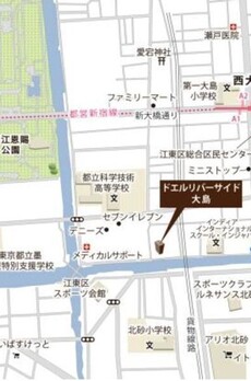 ドエルリバーサイド大島 